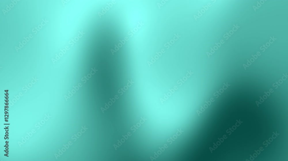 Poster soft focus abstract background in turquoise hue with gentle flowing shapes and gradients for perfect