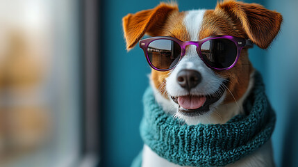 Happy Smiling Dog  – Adorable Pet Portrait