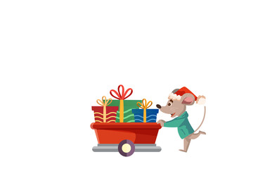 Christmas Animal Illustration