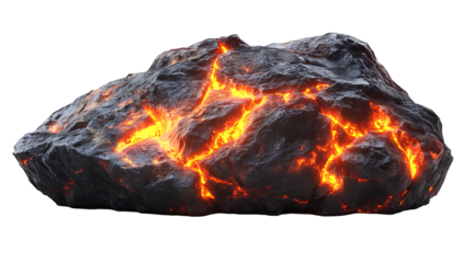 Burning coals game asset isolated on a white background. Ember. Illustration,png