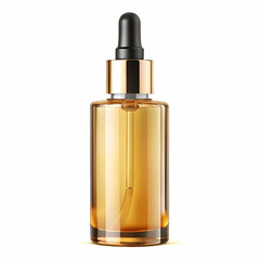 Naklejka premium cosmetic liquid oil on white background