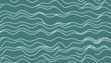 Flowing Waves Abstract Pattern, Digital Art, Graphic Design, Modern Aesthetic, Top-Down View, Fluid Dynamics Concept