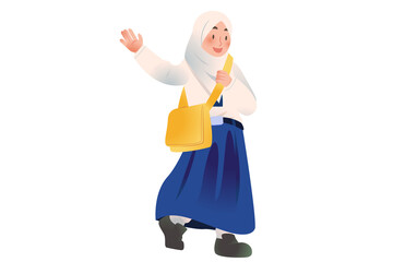 Student Presenting Activity on school | character Student | Students Activity on Class | Studying Activity Illustration