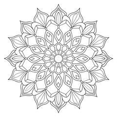 mandala round ornament