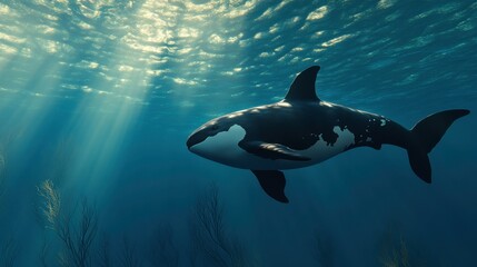 Fototapeta premium Wildlife in Natural Habitat with Playful Elements