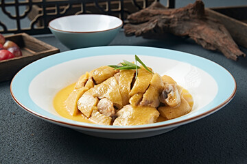 Delicious cold dish cream curry chicken
