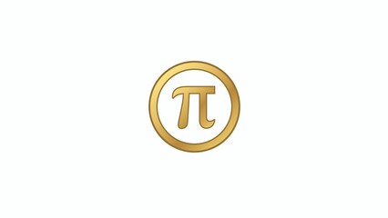 Pi Coin, Pi Network golden logo design