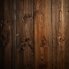 Weathered Wood Texture, Aged Wooden Planks with Natural Grain and Knots, Rustic and Organic