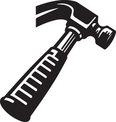 Silhouette vector of a reflex hammer, symbolizing neurology, medical examination, and healthcare diagnostics. Ideal for hospitals, clinics, and scientific design projects.