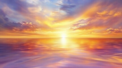 Dramatic Skies and Reflections on Water at Sunset