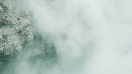 Obraz premium Ethereal Fog Creating a Mystical Soft Focus Scene