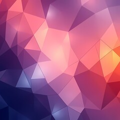 Fototapeta premium colorful polygon gradient background with soft faceted shapes