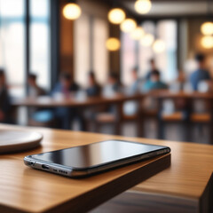 empty restaurant table