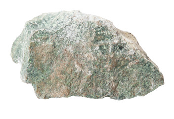 Jadeite stone isolated on white background