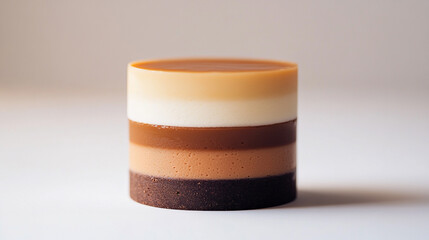  layered chocolate caramel dessert creamy sweet treat food cake rich candy brown tasty sugar