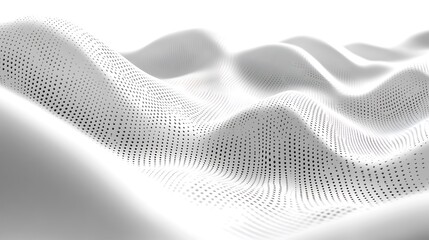 Abstract 3D perforated wave background with modern minimalist design