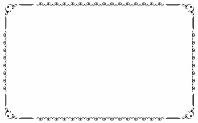 ヴィンテージ装飾フレーム素材