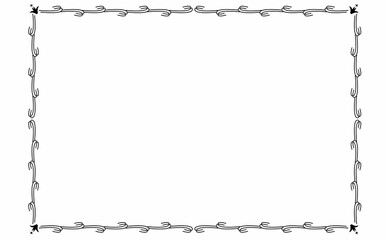 ヴィンテージ装飾フレーム素材