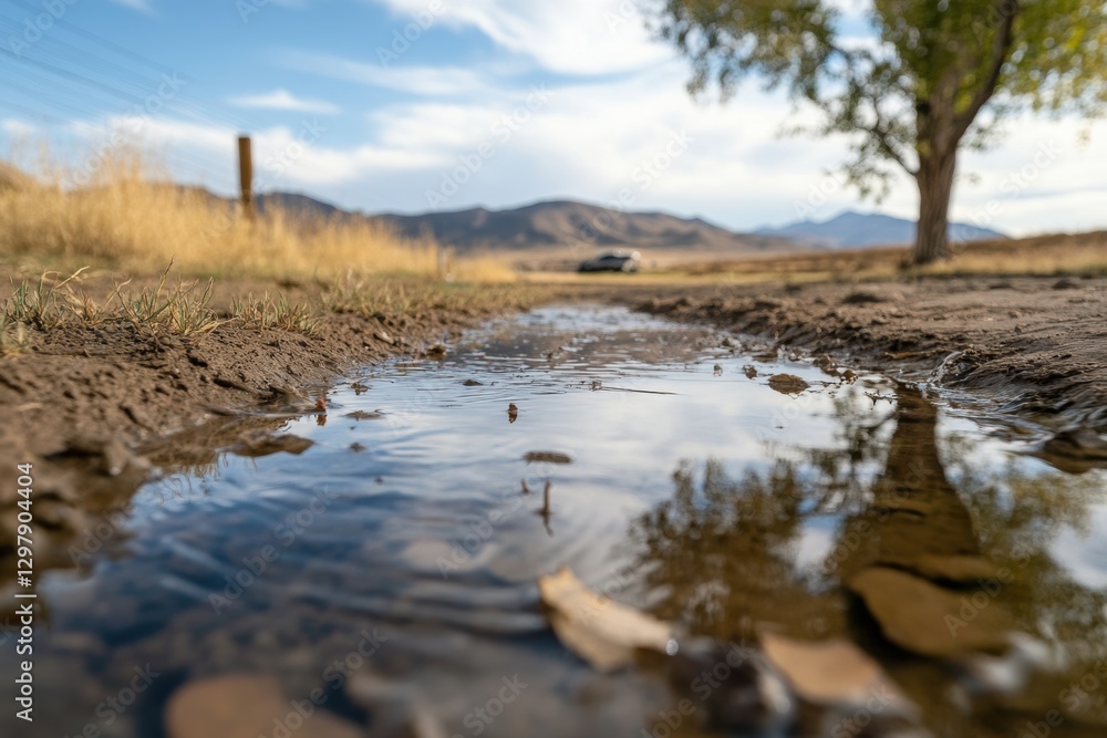 Poster closing businesses and farms that cannot exist without access to water.