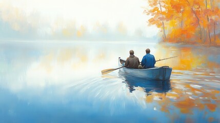 Tranquil Lakeside Afternoon with Gentle Waters