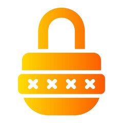 password Gradient icon
