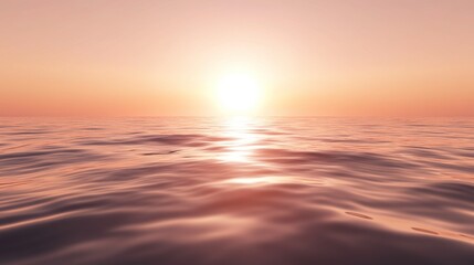 Obraz premium Tranquil Waterway at Golden Hour with Reflective Vibes