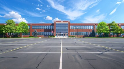A Picture Of A School Building