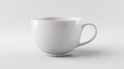 Fototapeta premium A cup, ceramic cup, isolated on white background