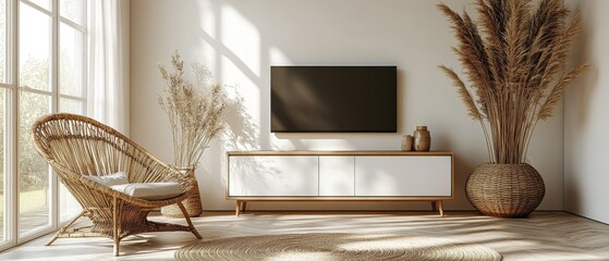 Wooden Tabletop with Blurred Sunset City View and Cozy Living Room Background