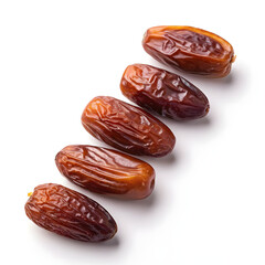 dates isolated on white background