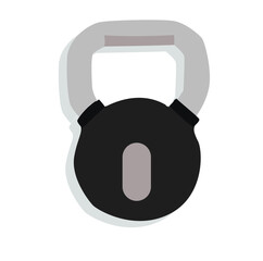 vektor  Kettlebell vector icon. Kettlebell icon Kettle bell