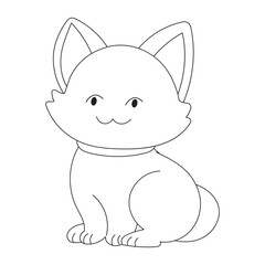 pet vector illustration on the white background