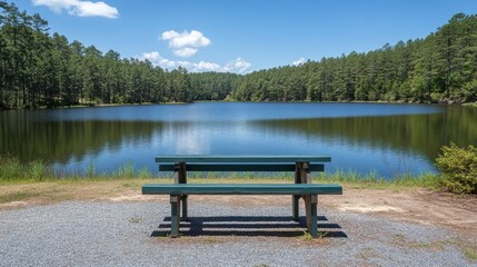 Scenic Leisure Activities on Bright Afternoon by a Lake