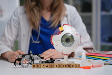 This article presents a comprehensive and detailed look at keratoconus using an anatomical model in...