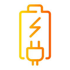 battrey Line Gradient Icon