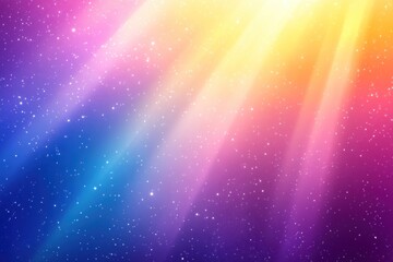 Obraz premium Colorful abstract background with light rays and sparkles.