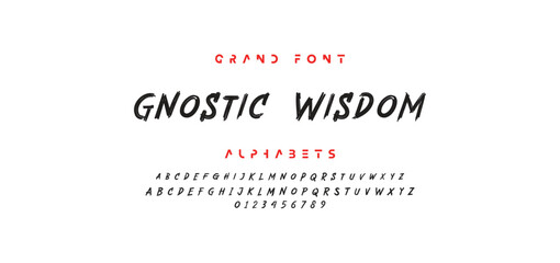 Stylish painted by a brush uppercase vector letter.