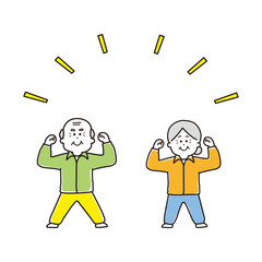 元気溌剌なシニア夫婦