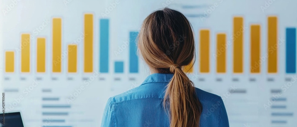 Poster data analysis infographics concept. detailed infographic showcasing key phases of business analytics
