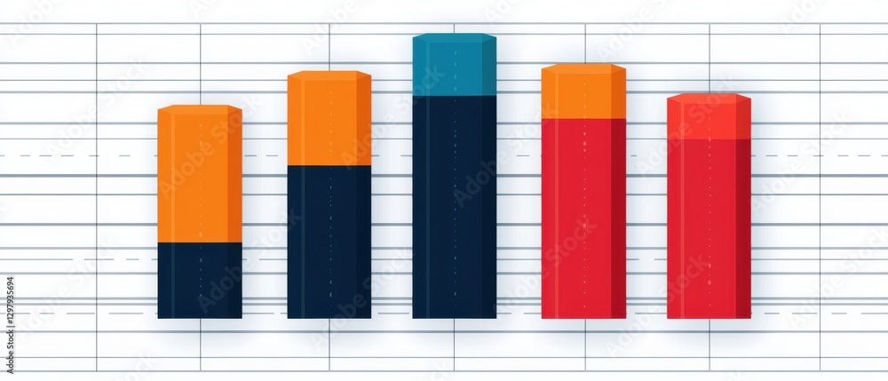 Poster data analysis infographics concept. detailed statistical analysis infographic with colorful charts a