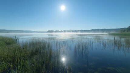 Obraz premium Serene Natural Beauty Across Different Seasons