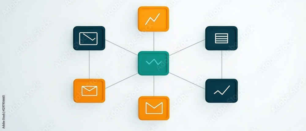 Poster data analysis infographics concept. infographic showcasing data mining techniques for informed decis