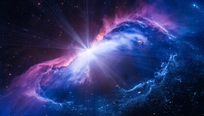 초신성 충격파와 성간 구름의 폭발