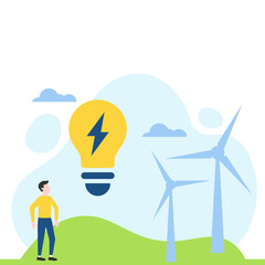 Renewable Energy Illustration