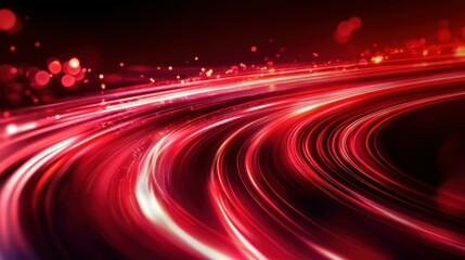 Red circle light backgrounds speed.