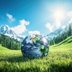 AI-powered climate change modeling, intelligent environmental predictions, sustainable future planning