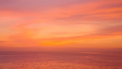 Obraz premium 바다에서 보는 저녁 노을