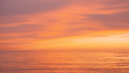 Obraz premium 바다에서 보는 저녁 노을