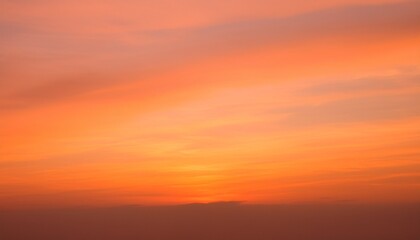 Fototapeta premium 바다에서 보는 저녁 노을