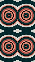 circle motif, circle pattern, symmetrical, circle lines, wall wallpaper